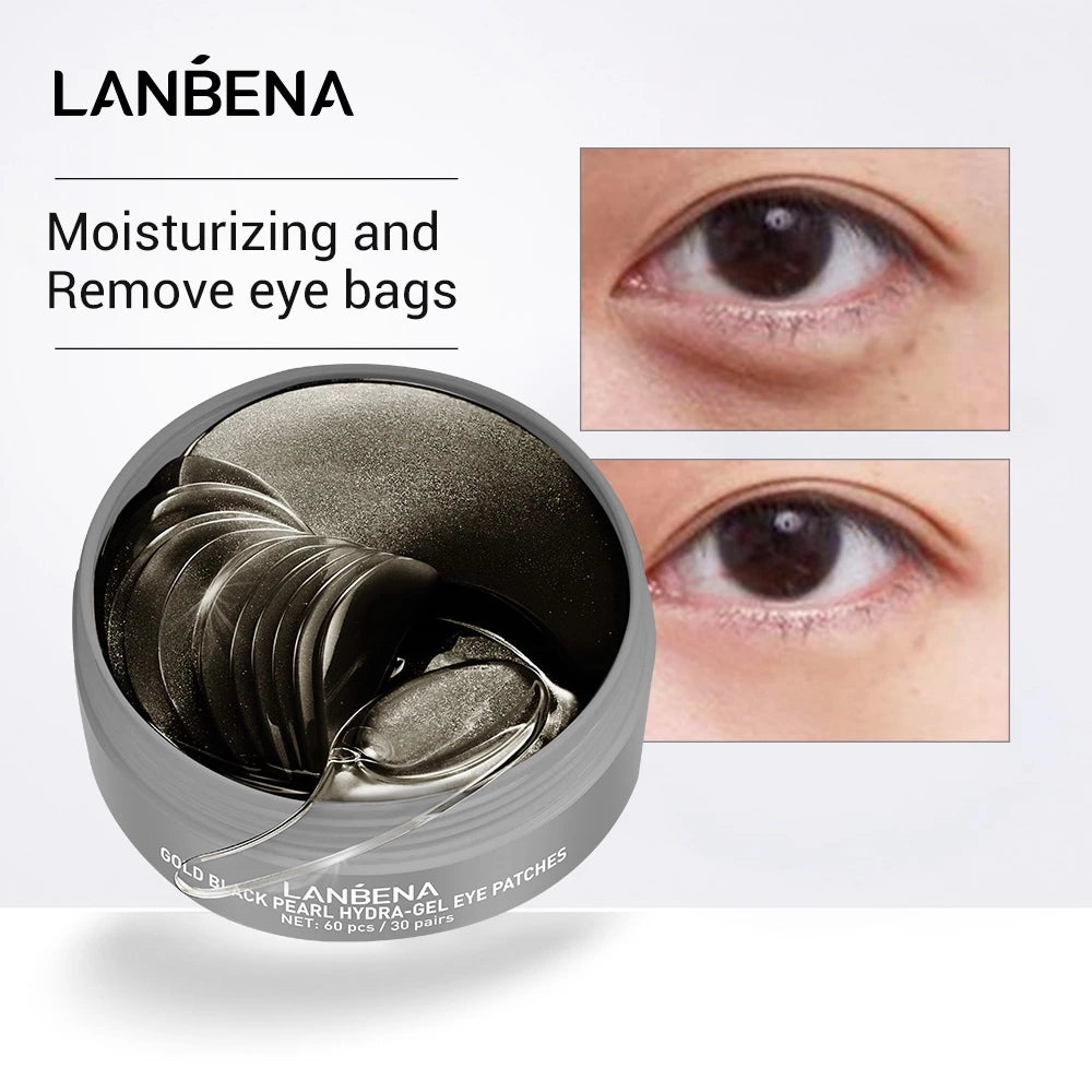 Gold Black Pearl Hydra-gel Eye Patches