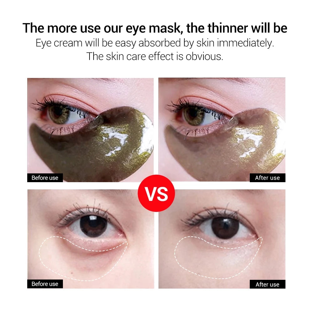 Gold Black Pearl Hydra-gel Eye Patches