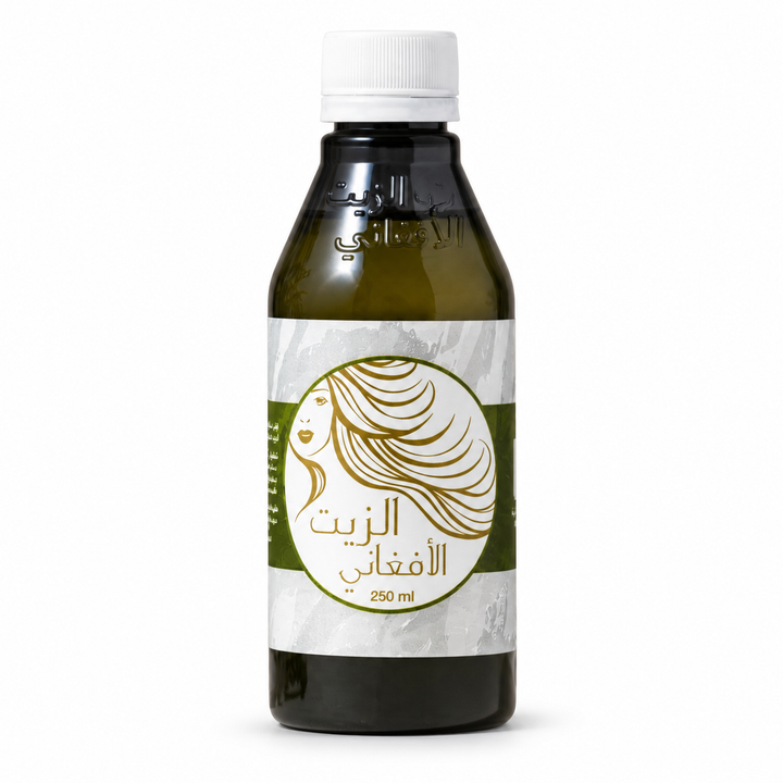 Afghan Hair Oil 250 ml bottle on a white background