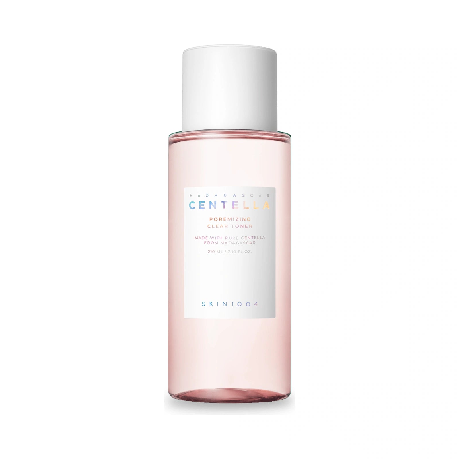 SKIN1004 Madagascar Poremizing Clear Toner, 210 ml bottle on a white background.