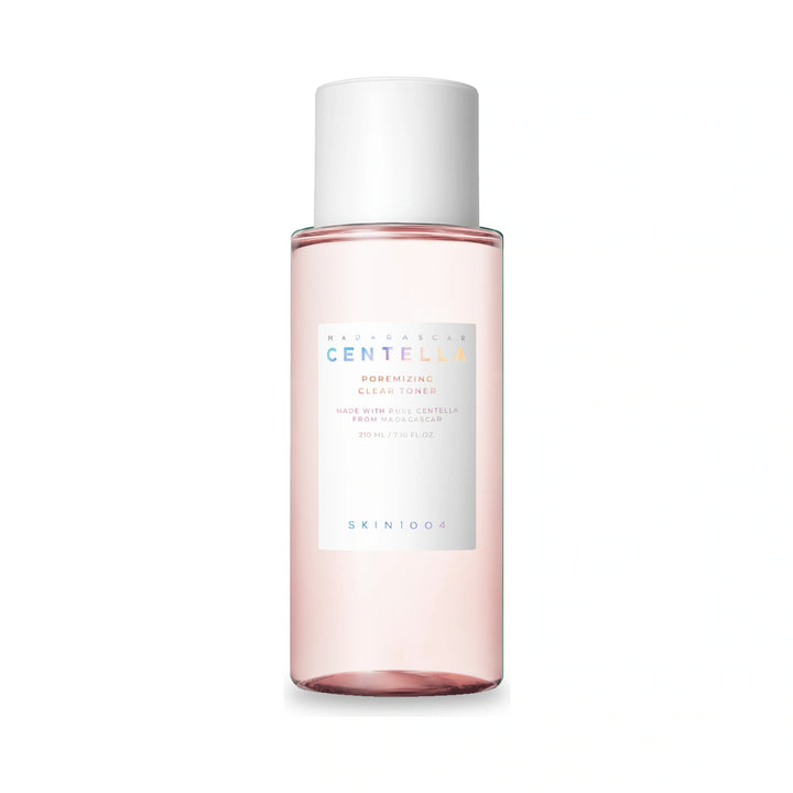 SKIN1004 Madagascar Poremizing Clear Toner, 210 ml bottle on a white background.