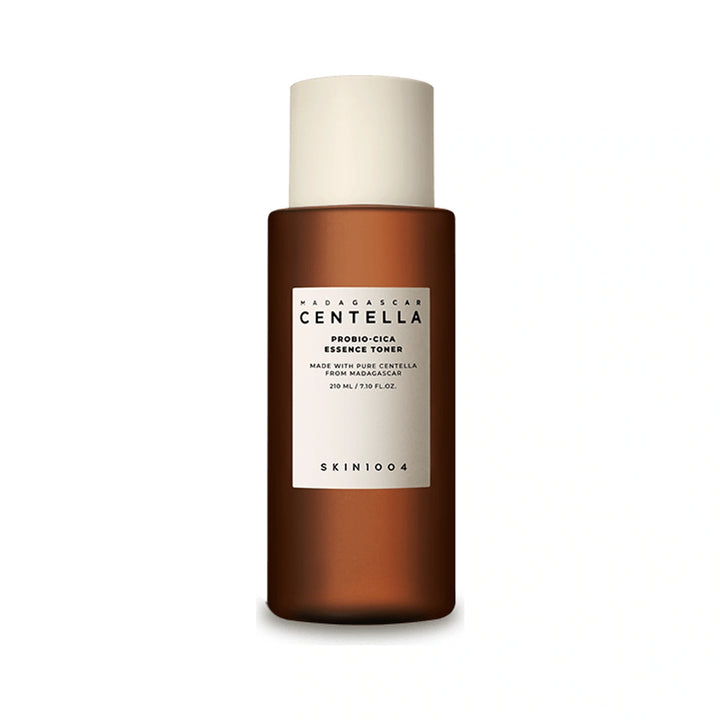 SKIN1004 Madagascar Probio-Cica Essence Toner, 210 ml bottle on a white background.