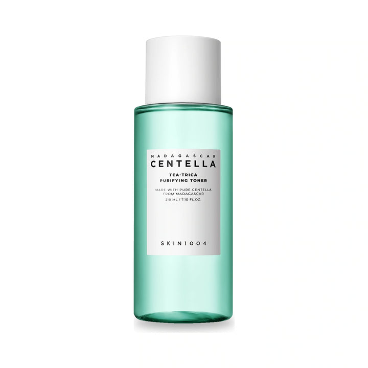 SKIN1004 Madagascar Tea-Trica Purifying Toner, 210 ml bottle on a white background.